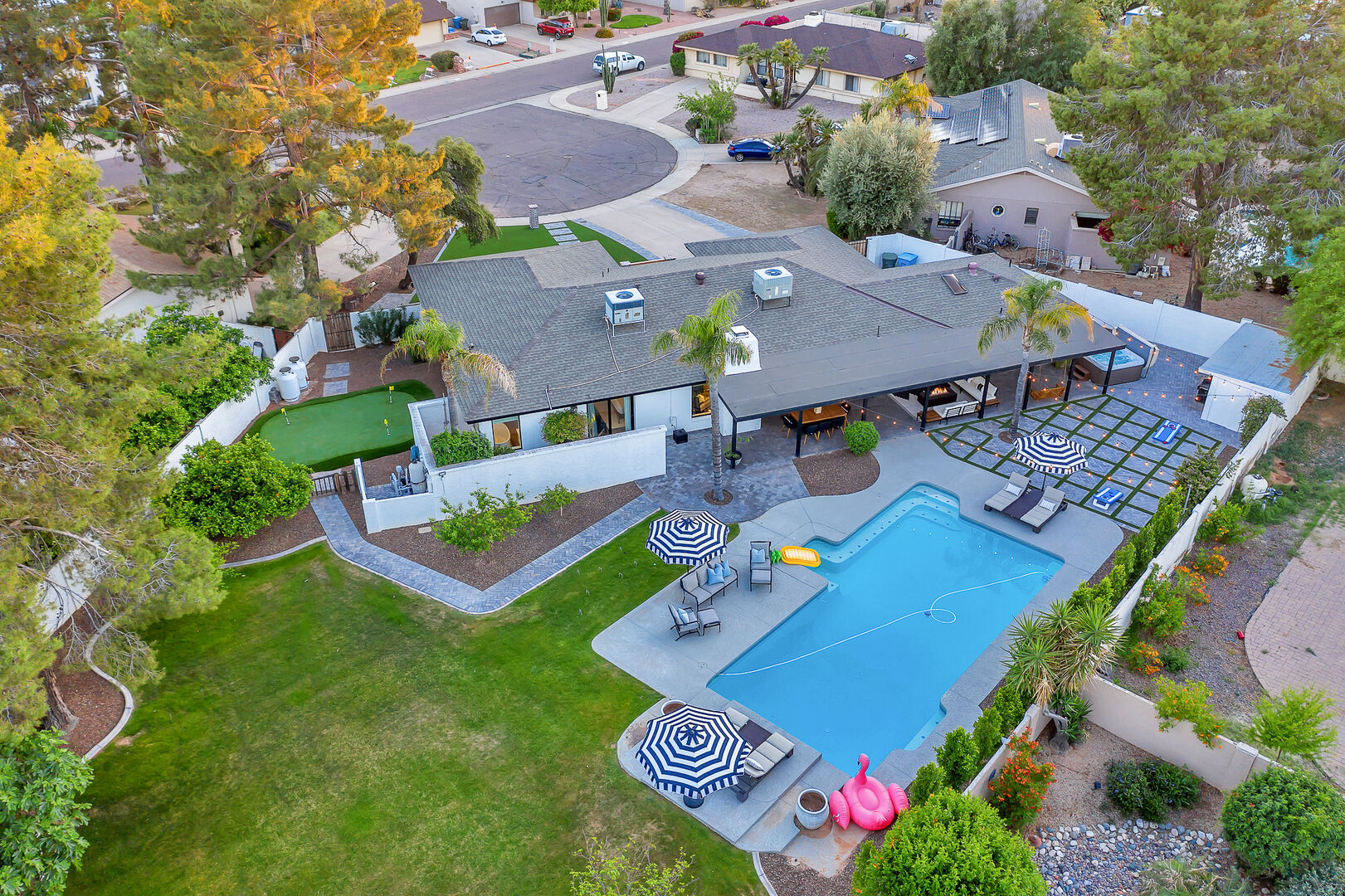 Top view of one of our Scottsdale villas